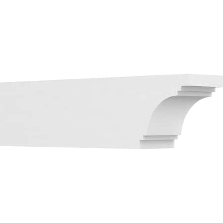 Ekena Millwork Standard Pescadero Architectural Grade PVC Rafter Tail, 6"W X 8"H X 30"L RFTP06X08X30PEC